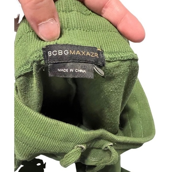 BCBG MaxAzria Women’s Sweatpants Green Size Large - Picture 7 of 10
